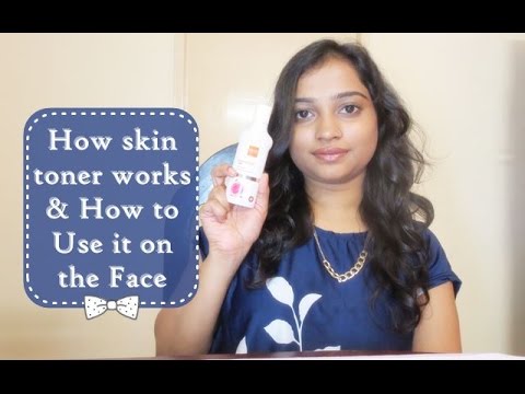 how to use skin toner on face