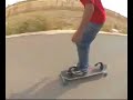 Longskate session Bardenas desert spinskateboards