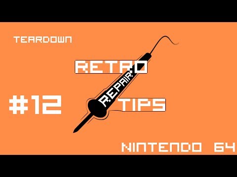 how to take apart a nintendo 64