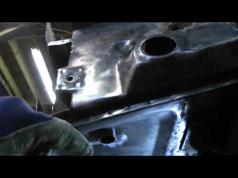 1973 Porsche 914   R Front panel repair Part 4