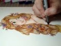Copic Marker Drawing: Rapunzel