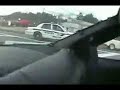 Datsun gets pulled over by police after burn out
