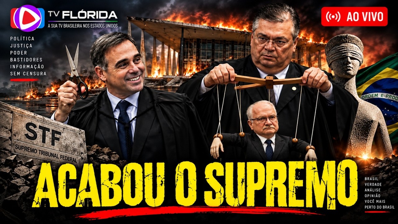 LIVE DO DIDI DA TARDE - FACHIN TIRA DE MORAES O INQUERIO DAS FAKES NEWS E ANULA DINO E MENDONÇA