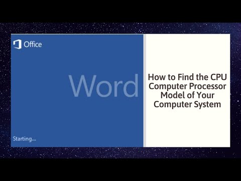 how to locate cpu in the computer