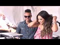 'pretty little liars' star shay mitchell and tom cruise's son connor helped kick of american eagle's 'live your life' campaign tuesday in new york's times sq...