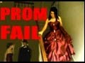 Prom girl stairs fail