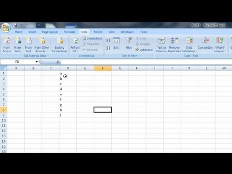 how to define list in excel