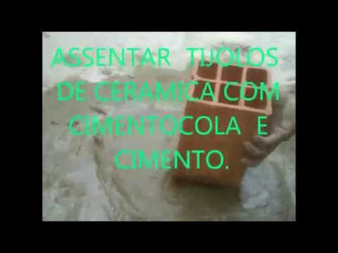 assentamento de tijolos - ASSENTAR TIJOLOS SEM FERRAMENTA,