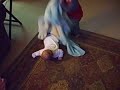 Tommy gives Emma his blankie