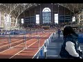 Chris Lowe first college hurdles race