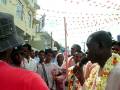 Bhakti Dhira Damodara Maharaja in Ratha Yatra Flacq Mauritius Dec 2006