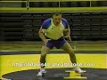 this is a basic wrestling drill to reinforce proper stance and circular movement.