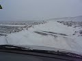 Snow banks on the Kj�lur route