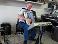 Excelsior midi accordion with Ketron XD3
