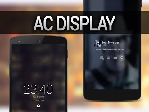 Test d'AcDisplay pour Android - par Test-Mobile.fr