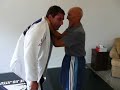 Helio Gracie chokes Roberto Atalla