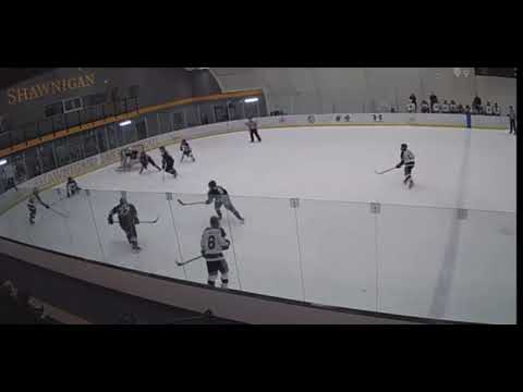 #6 White (Net front): Liam's assist (second point) in game against against PAC Saints U17AAA (February 12, 2023)
