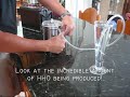 HHO OxyHydrogen Generator Demonstration - Unit 2