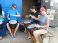 Volunteers Drumming 'Sweet Beats' in Ghana