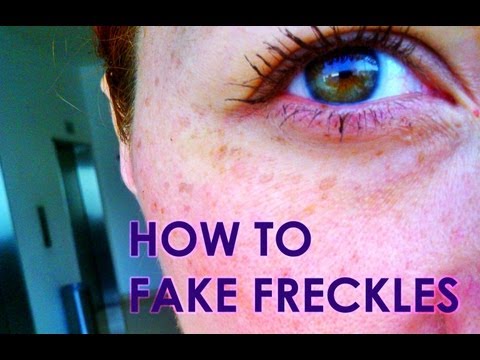 how to draw freckles