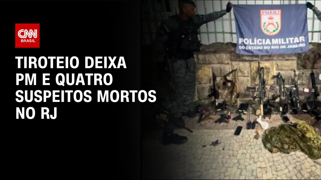 Tiroteio deixa um policial e quatro suspeitos mortos na Avenida Brasil (RJ) | BASTIDORES CNN