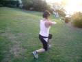 fit bondi chick: girl single leg squats