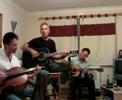 jamin at chell's house with his uncle vince all the way from naples!!!