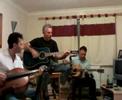 jamin at chell's house with his uncle vince all the way from naples!!!