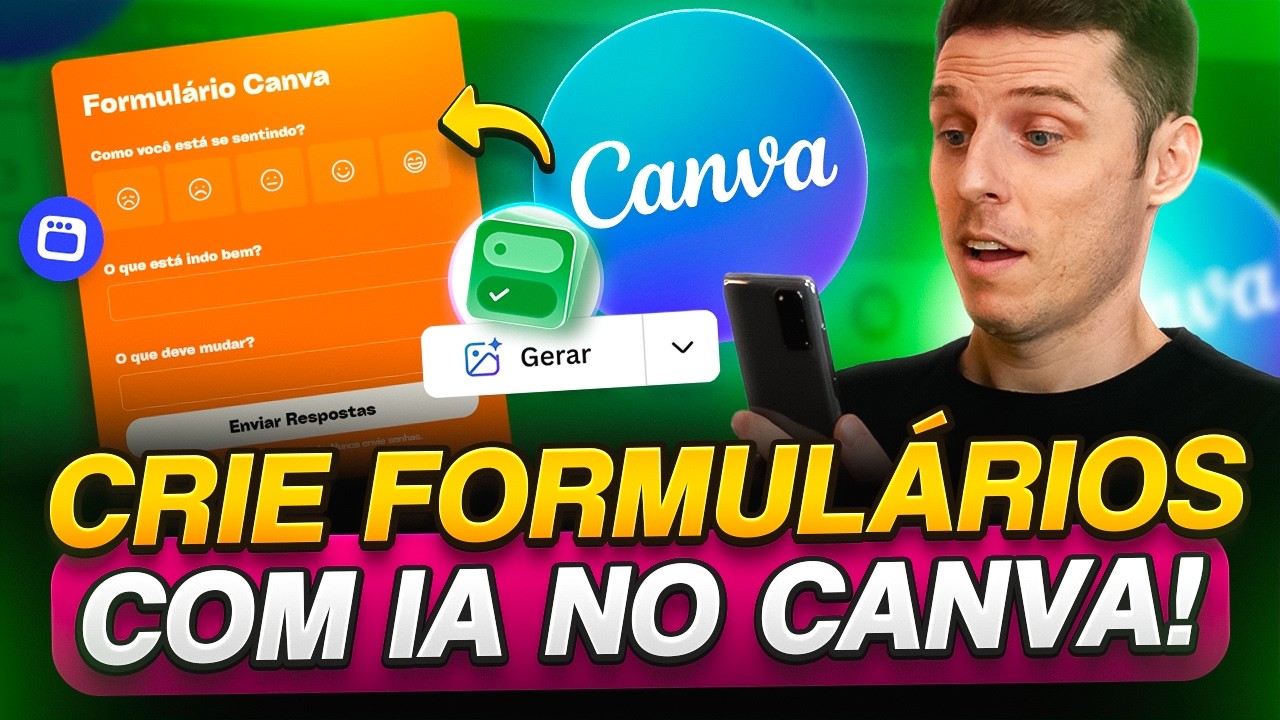 Você Pediu, o Canva Fez! Formulários com IA em UMA FRASE
