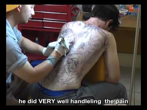 back tattoo - Brain Back Job In One Sitting, 6.5 hours, check it out and let me know what you thinks . more of my work on my facebook page www.facebook.com/fluntboy.