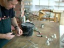 SIMON LEACH - Labelling glaze buckets !!