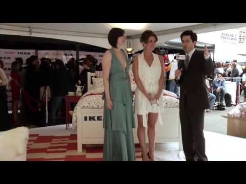 Taryn O'Neill - Mark Malkoff interviews Taryn O'Neill and Stephanie Thorpe from the Ikea Stage on the 2010 Streamy Awards Red Carpet at the Orpheum Theatre on April 11, 2010...