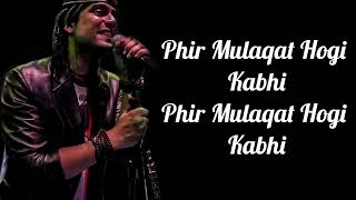 Phir Mulaqat Lyrics  Cheat India  Jubin Nautiyal  
