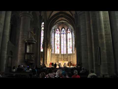 Basiliek Carcassonne in de middeleeuwse citadel