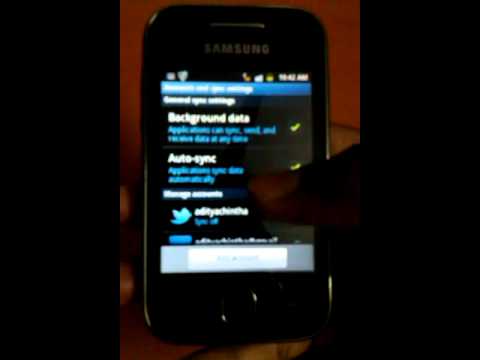 how to remove auto update in galaxy y