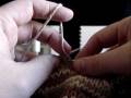 videos de K2, YO, P2tog demonstration