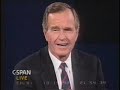 Clinton vs. Bush in 1992 Debate