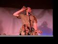 Jeff Japers performs his J20 song at Hertford gig, September 2007.