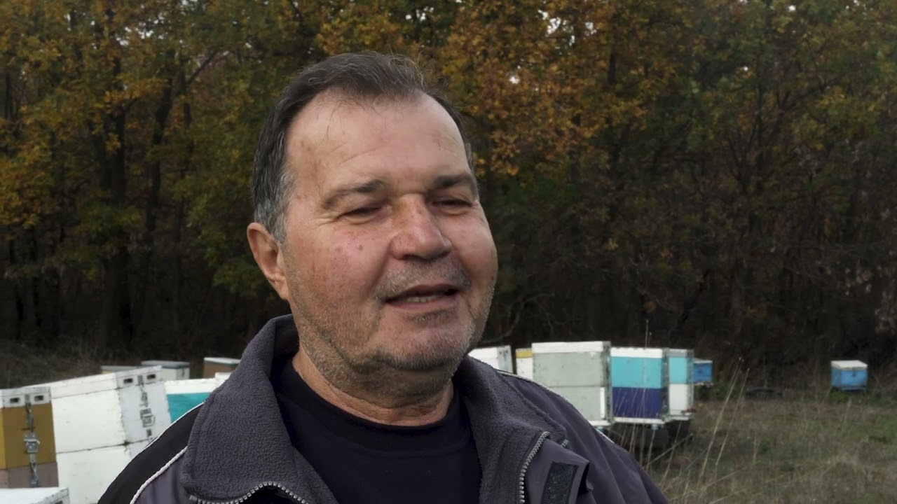 Beegin: Mr Stathis, beekeeper, Northern Evia