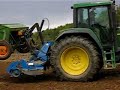 tractor johnn deere 6810 with rotocut and amazone tractor johnn deere 6810 with rotocut and amazone