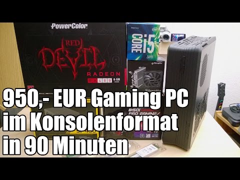 Ein 950,- EUR Gamer PC im Konsolenformat entsteht - Zusammenbau in 90 Minuten