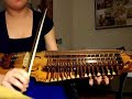 performance on nyckelharpa of josefins dopvals. november 2007.