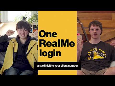 Setting up a RealMe login video