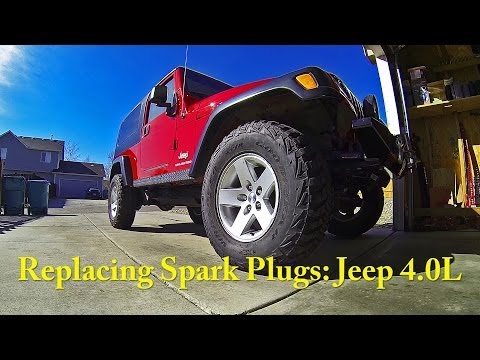 Replacing Spark Plugs: Jeep 4.0L