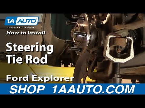 How To Install Replace Steering Tie Rod Ford Explorer Ranger Mountaineer 95-04 1AAuto.com