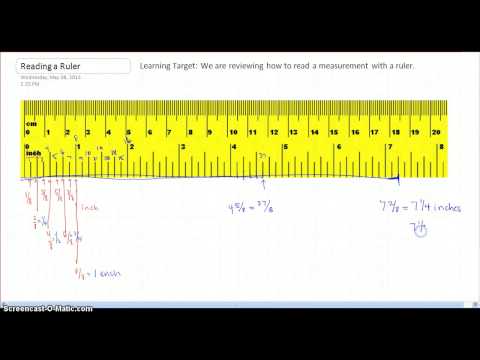 how to read ruler