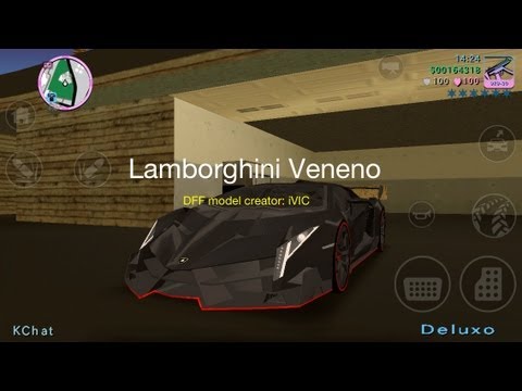 Lamborghini Veneno v1.0 beta for GTA mobile version