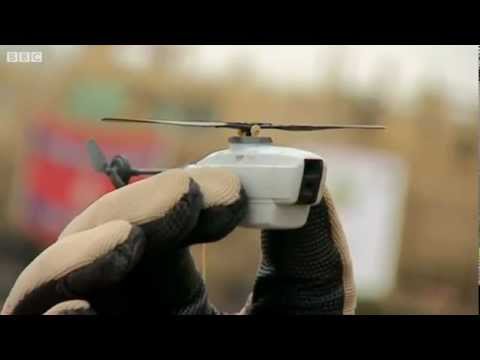 UAV - The Black Hornet Nano military unmanned aerial vehicle (UAV) measures around 10 cm x 2.5 cm and provides troops on the ground with local situational awarenes...