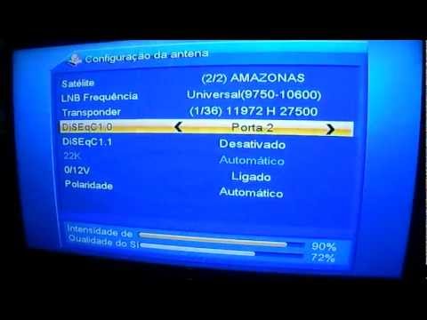 HISPASAT - Esse video é pra mostrar que se pode cometer um engano ao apontar sua antena pro Hispasat. Porque vc pode estar apontando pro Amazonas achando que é o Hispa,...