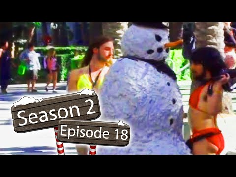 Funny Snowman Scare Prank California 1 of 2 (Season 2 Episode 18)